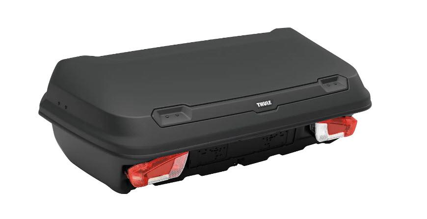 Cutie portbagaj auto Thule Arcos M, 300L, capacitate maximă 50 kg, dimensiuni 141x78x52 cm, culoare neagră