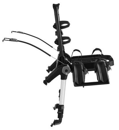 Suport auto THULE OutWay Platform 993001 pentru 2 biciclete, din aluminiu, montare pe haion, compatibil cu TOYOTA Corolla Sedan 4D, model 2019-