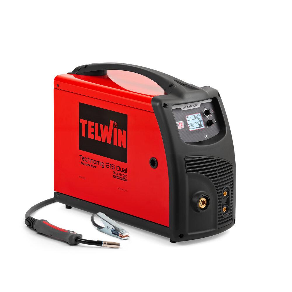 Aparat de Sudură Sinergic Telwin Technomig 215 Dual, 230V, Model TW816232