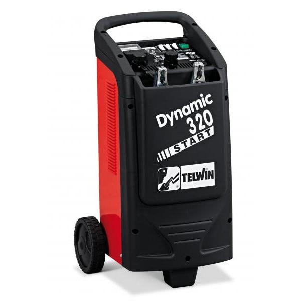 Încărcător și Starter Telwin Dynamic 320, 12/24V, Încărcare Rapidă pentru Baterii Pb Start/Stop 20-700 Ah, Model 829381