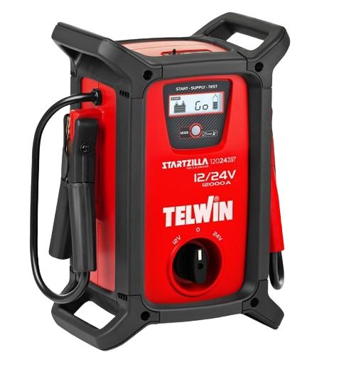Încărcător Portabil TELWIN STARTZILLA 12024XT pentru Baterii Auto 12V/24V, Cod 829528, Alimentare 100-240V