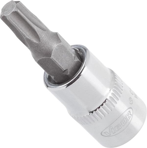 Bit pentru înșurubare VIGOR V2445, prindere pătrată 1/4 inch, profil Torx T25, lungime 38 mm