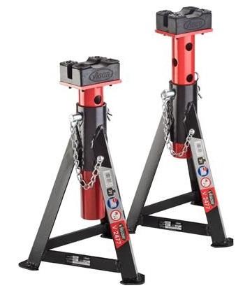 Set de capre de susținere VIGOR V2477, capacitate maximă 3 tone, înălțime ajustabilă 315-460 mm