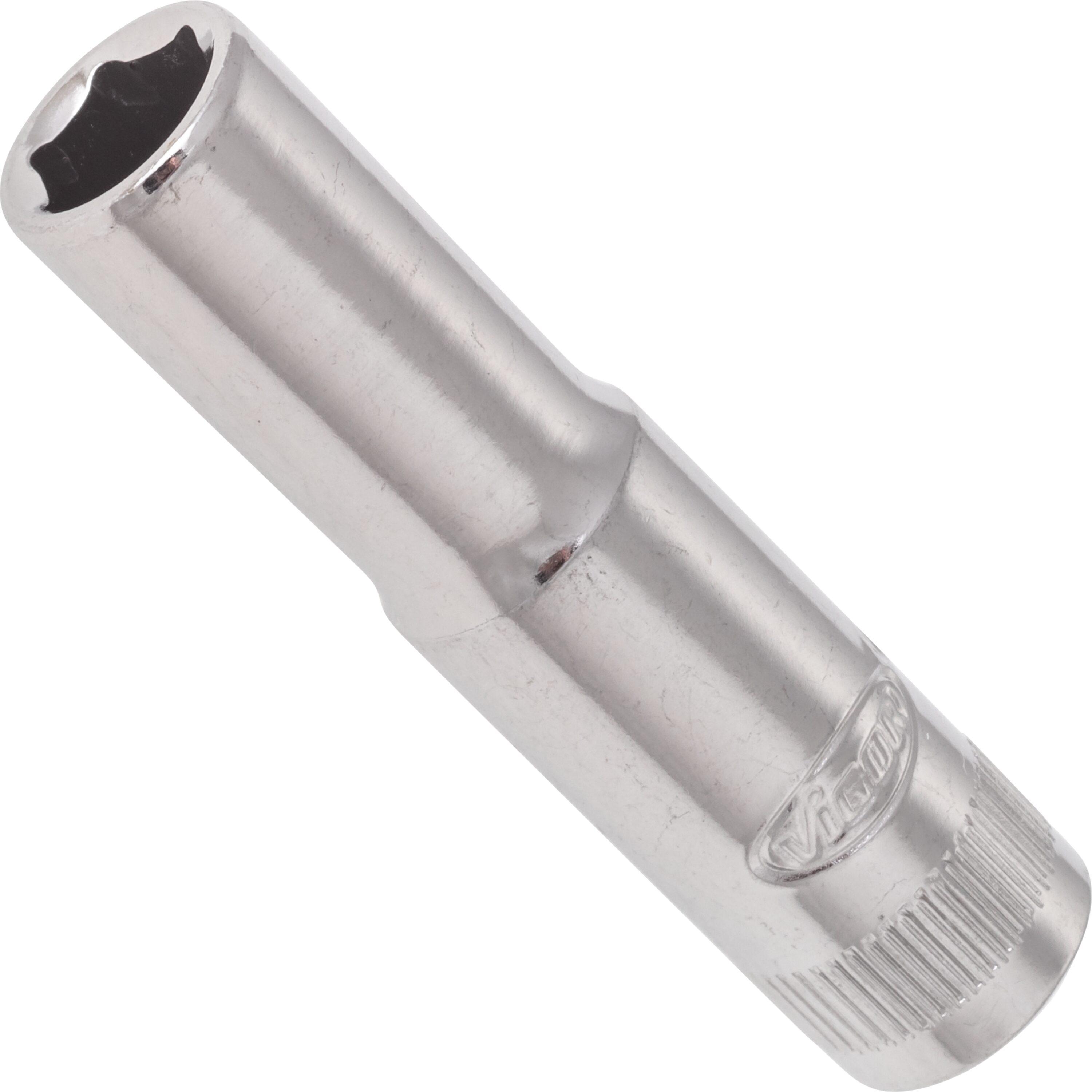 Cheie tubulară VIGOR V2536N, 1/4 inch, profil hexagonal, 7 mm, 50 mm lungime