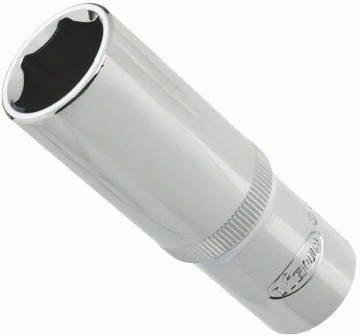 Cheie tubulară hexagonală Vigor V2588, prindere pătrată 1/2 inch, deschidere 17 mm, lungime 77 mm