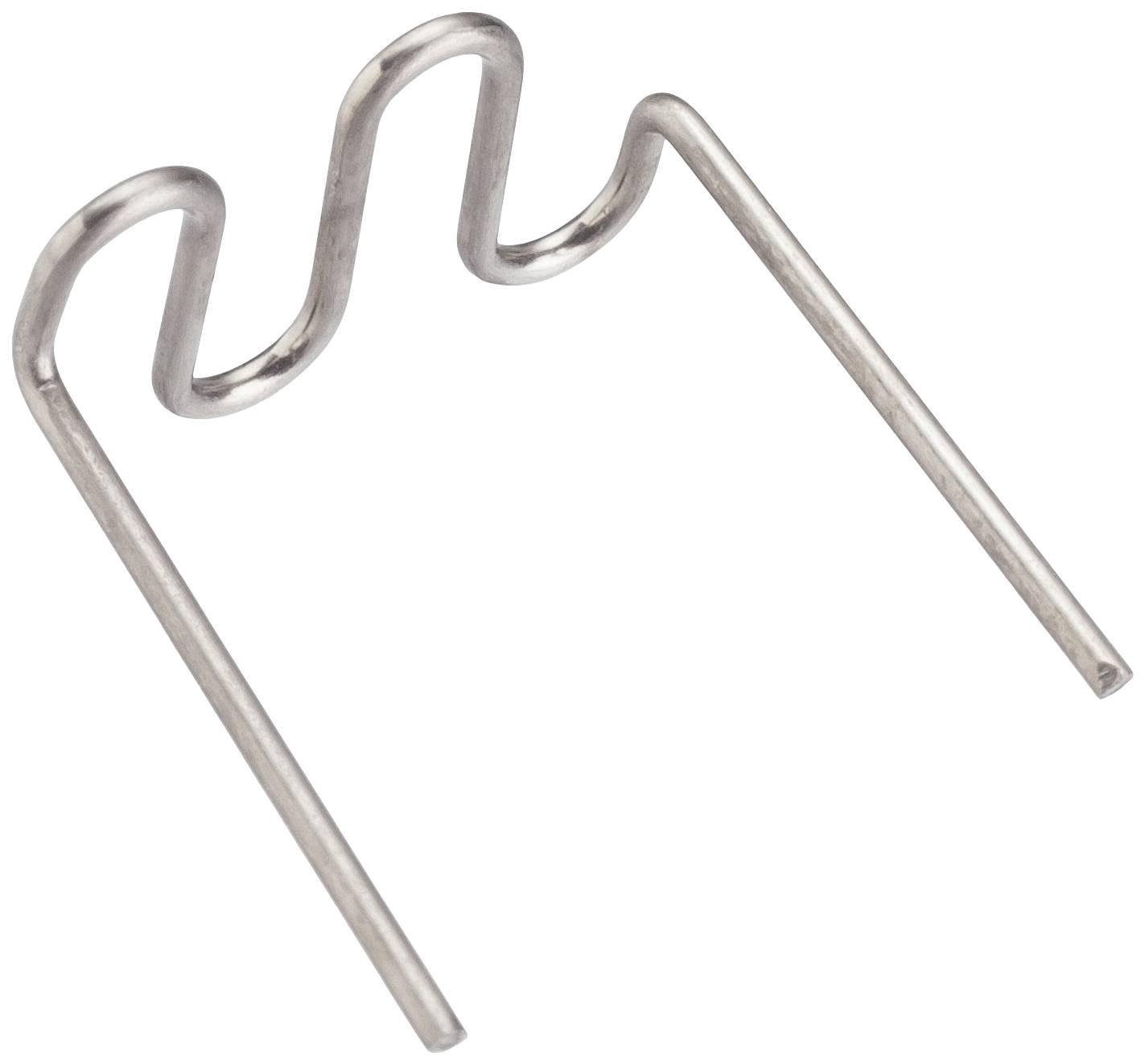Set de 100 cleme VIGOR V3676N pentru repararea materialelor plastice, sârmă de 0.6 mm, formă U