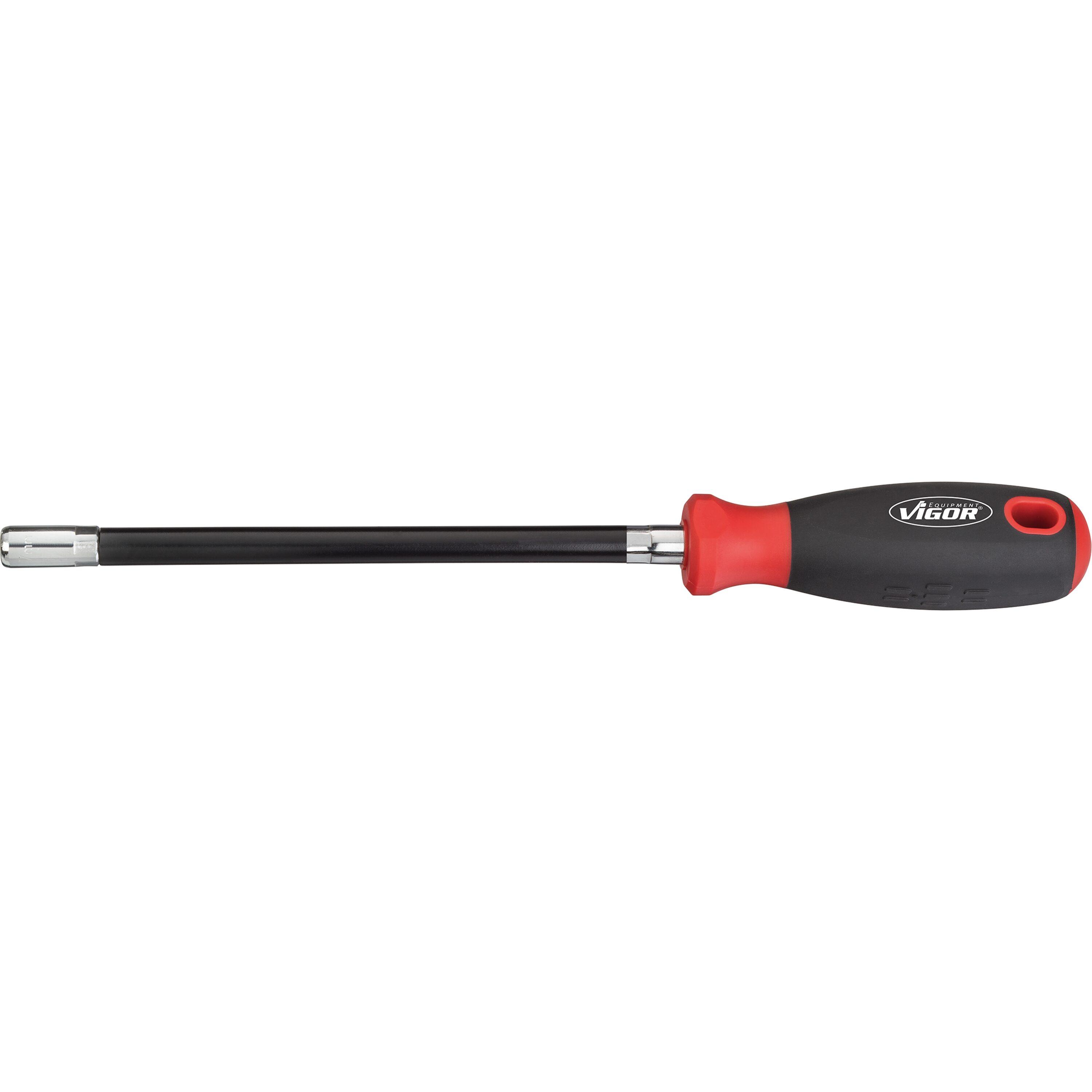 Șurubelniță Tubulară Flexibilă VIGOR V4665, Dimensiune Cap 7 mm, Lungime 300 mm