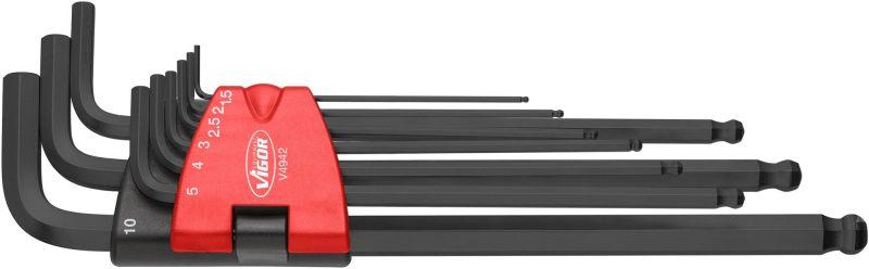 Set de 9 șurubelnițe unghiulare VIGOR V4942