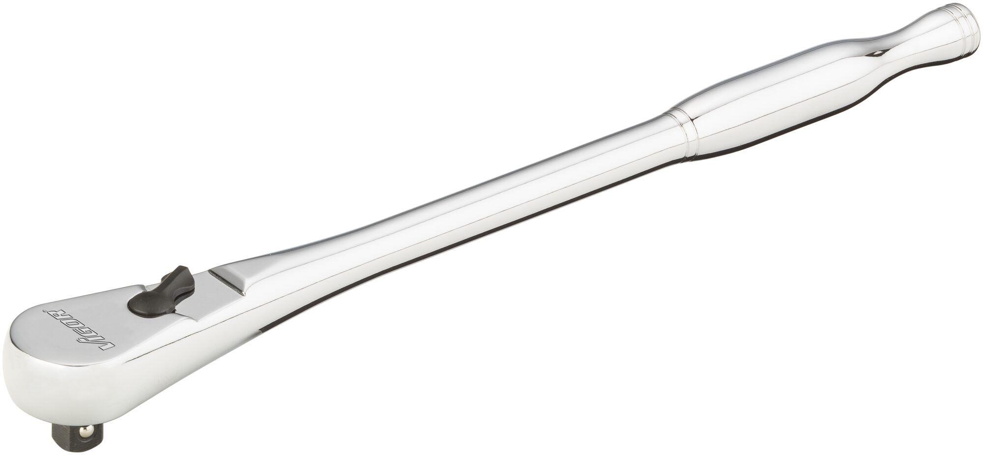 Cheie cu Clichet VIGOR V4944, Antrenare 1/4 Inch, Lungime 200 mm, Mâner din Oțel