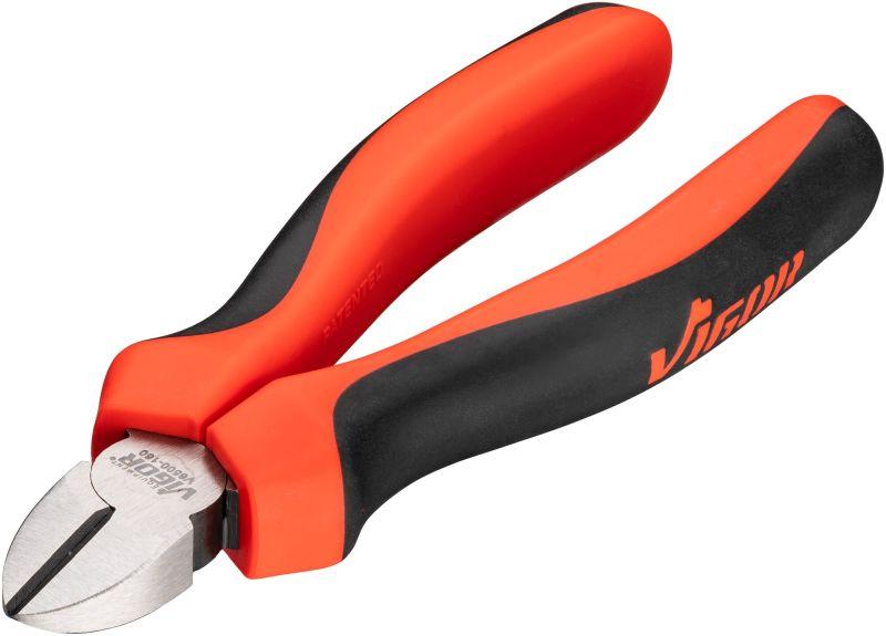 Clește VIGOR V6500-160 pentru tăiere diagonală, cu mânere izolate, 160 mm lungime