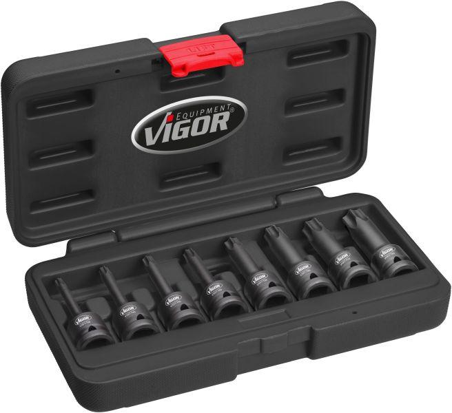 Set de 8 chei tubulare de impact VIGOR V7017