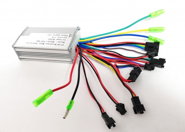 Controler pentru bicicletă electrică 36V (compatibil cu motor de 350W)