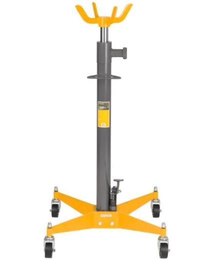 Cric hidraulic WINNTEC Y451555 pentru cutie de viteze, capacitate maximă 500 kg, înălțime de ridicare 1164-1958 mm
