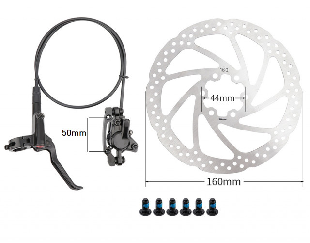 Frână hidraulică spate pentru bicicletă (140 cm)