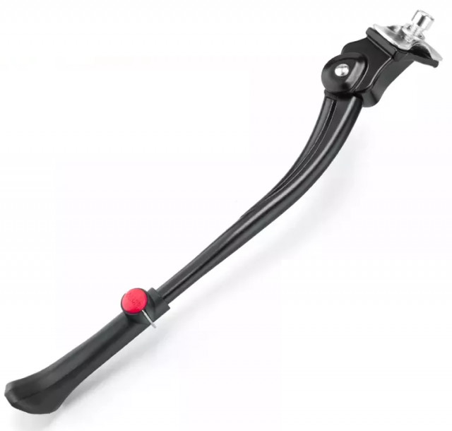 Cric ajustabil negru pentru bicicletă (montare pe cadru)